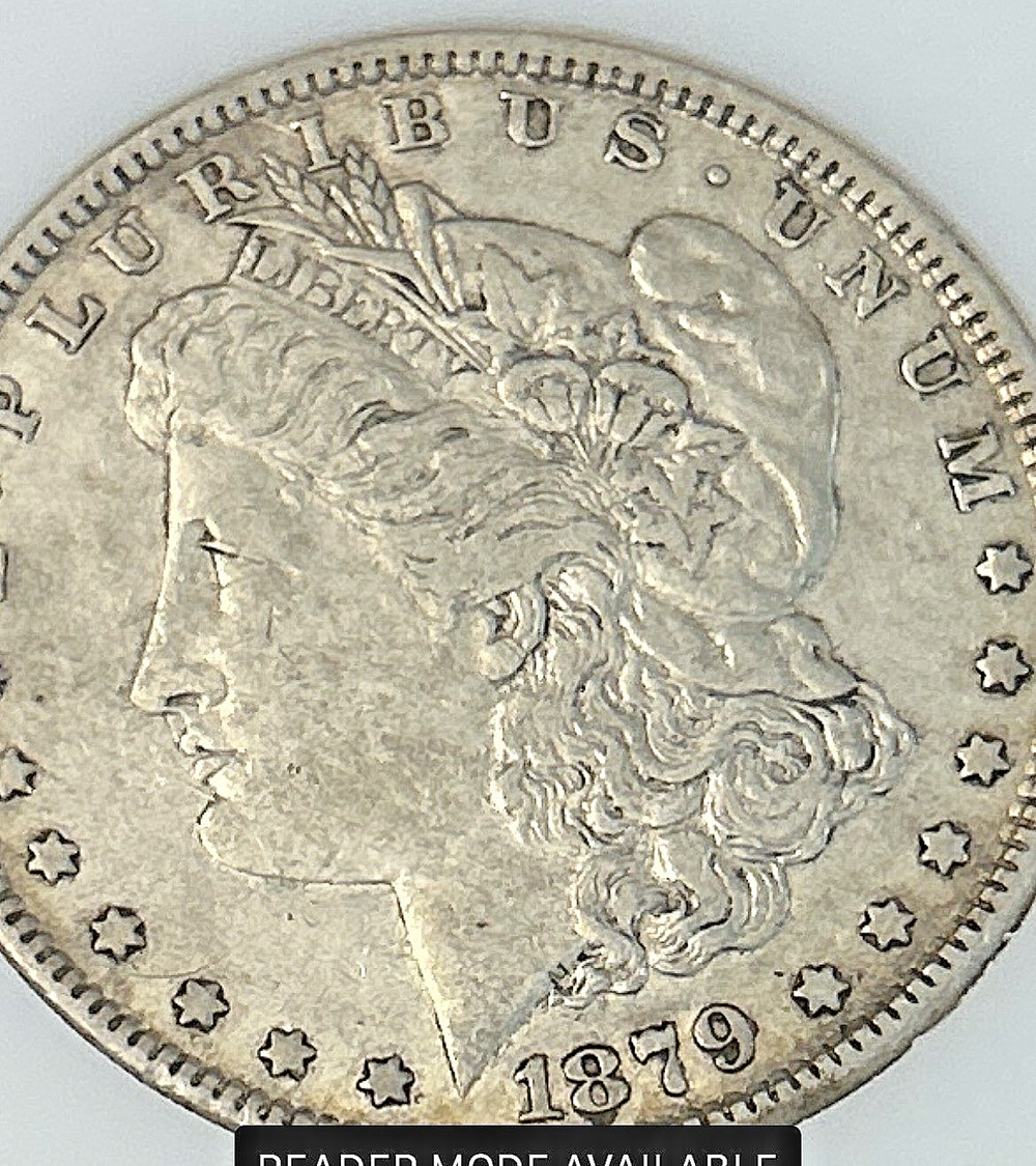 1879 Morgan Silver Dollar $1 Philadelphia 90% Silver US Coin